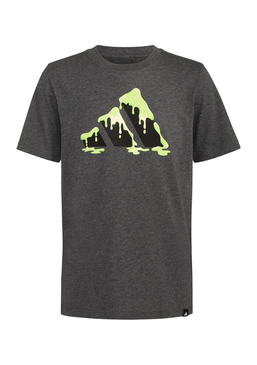 Boys 8-20 Short Sleeve Slime Logo Heather Graphic T-Shirt - Extended Size