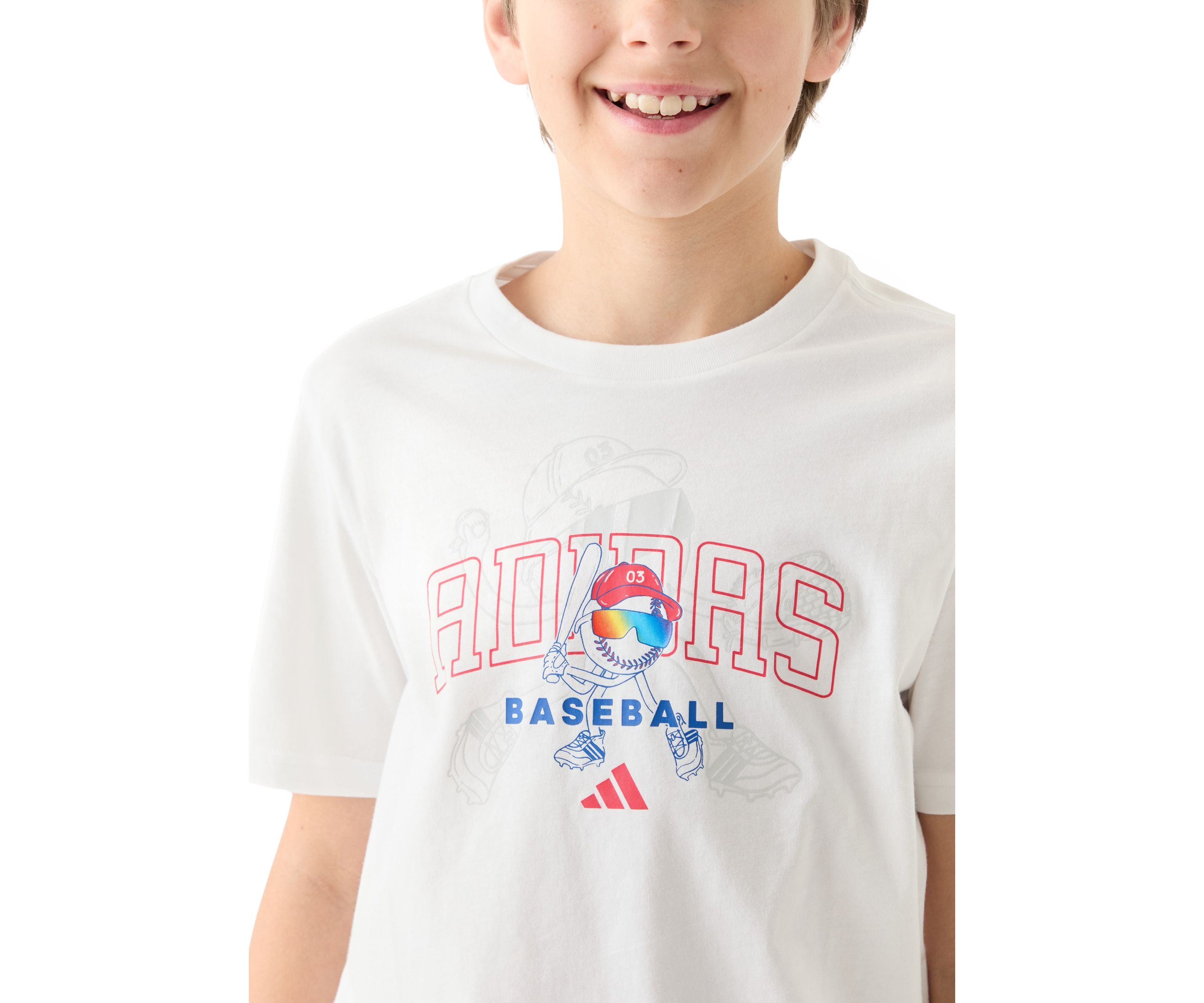Boys 8-20 Short Sleeve Baseball Mascot Graphic T-Shirt