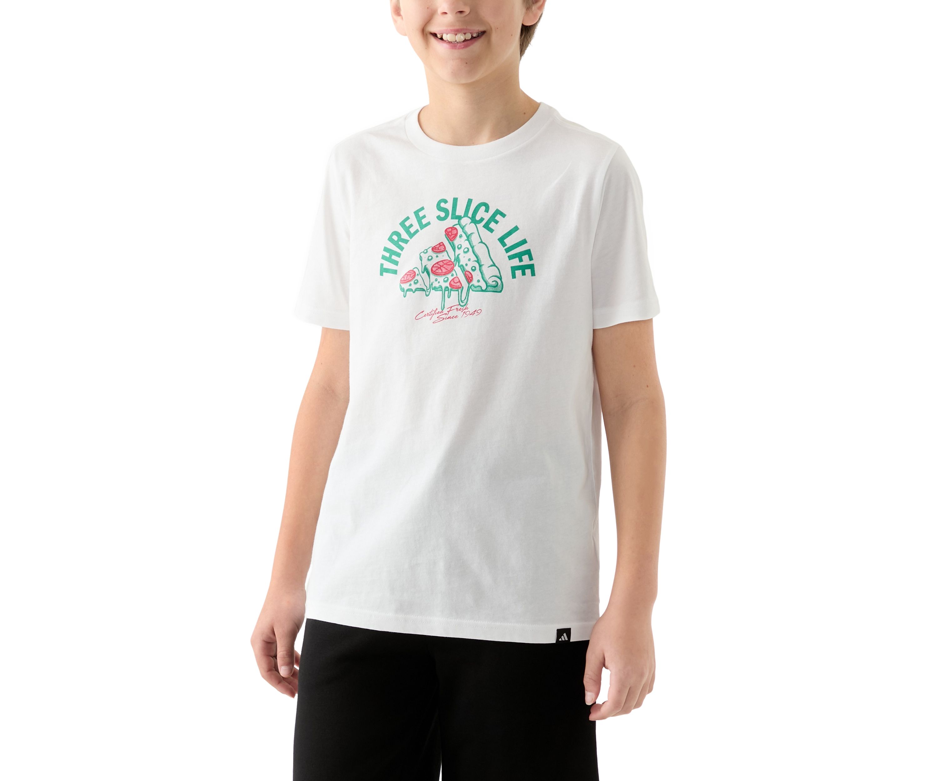 Boys 8-20 Short Sleeve Three Slice Life Graphic T-Shirt