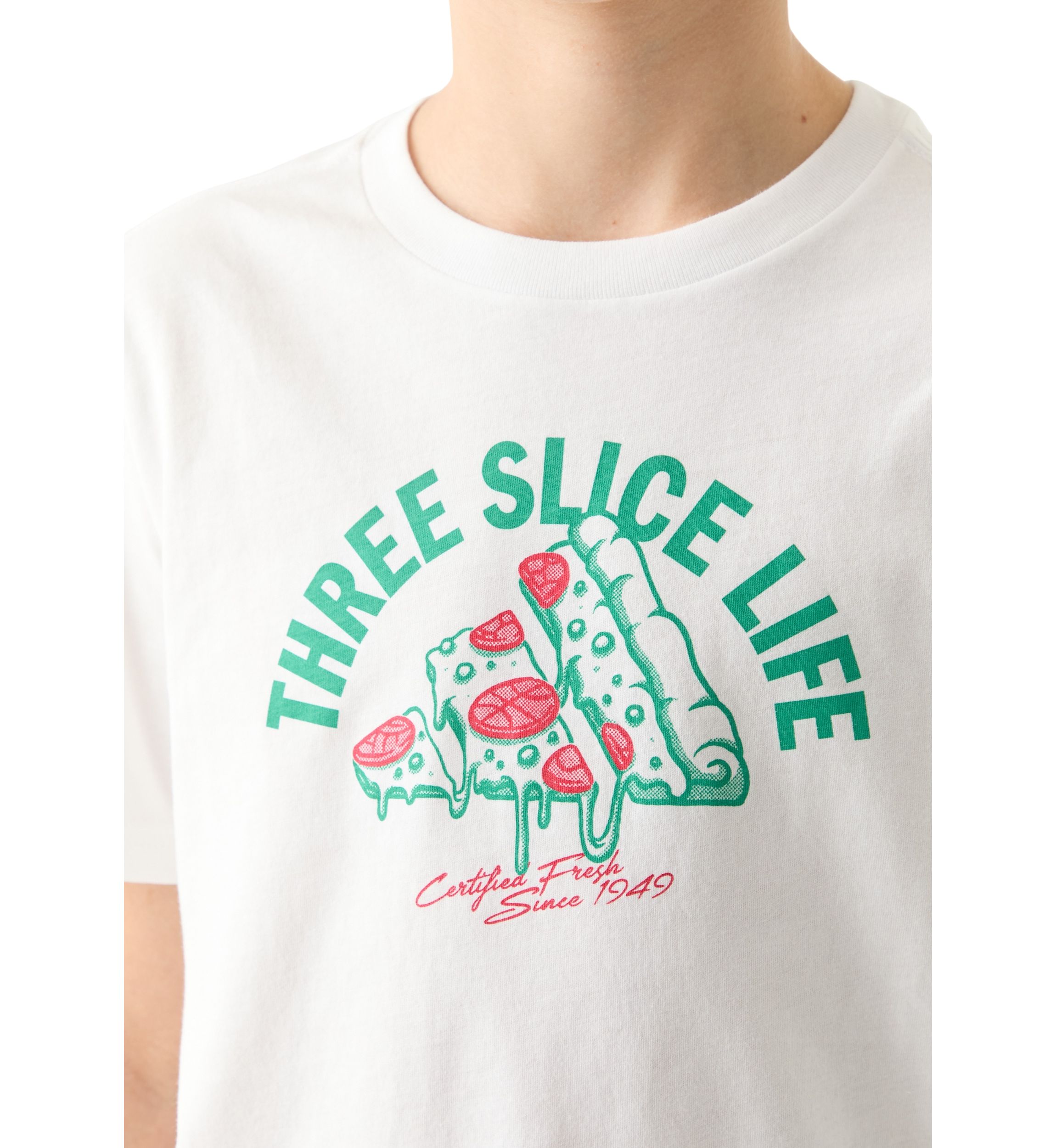 Boys 8-20 Short Sleeve Three Slice Life Graphic T-Shirt
