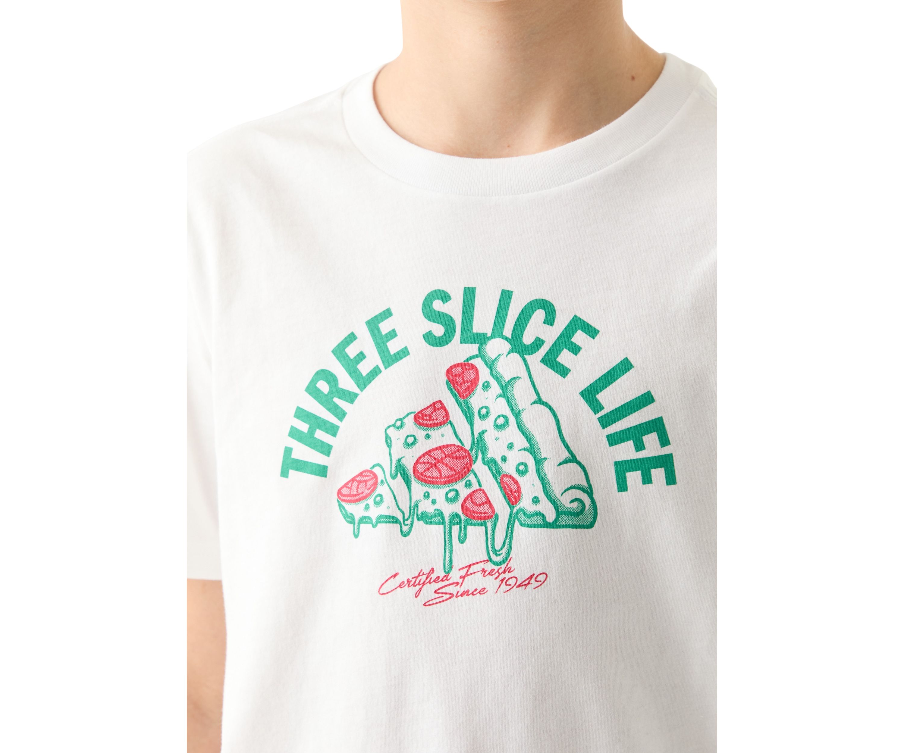 Boys 8-20 Short Sleeve Three Slice Life Graphic T-Shirt