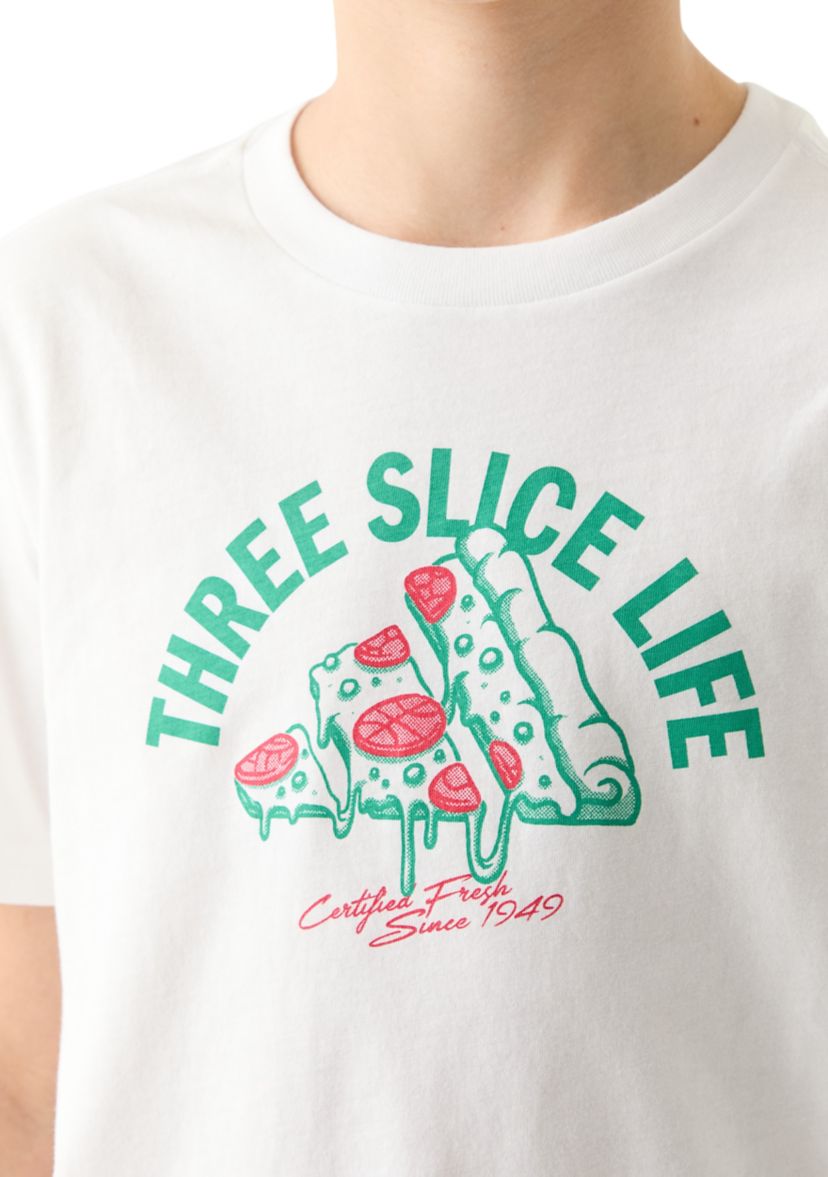 Boys 8-20 Short Sleeve Three Slice Life Graphic T-Shirt