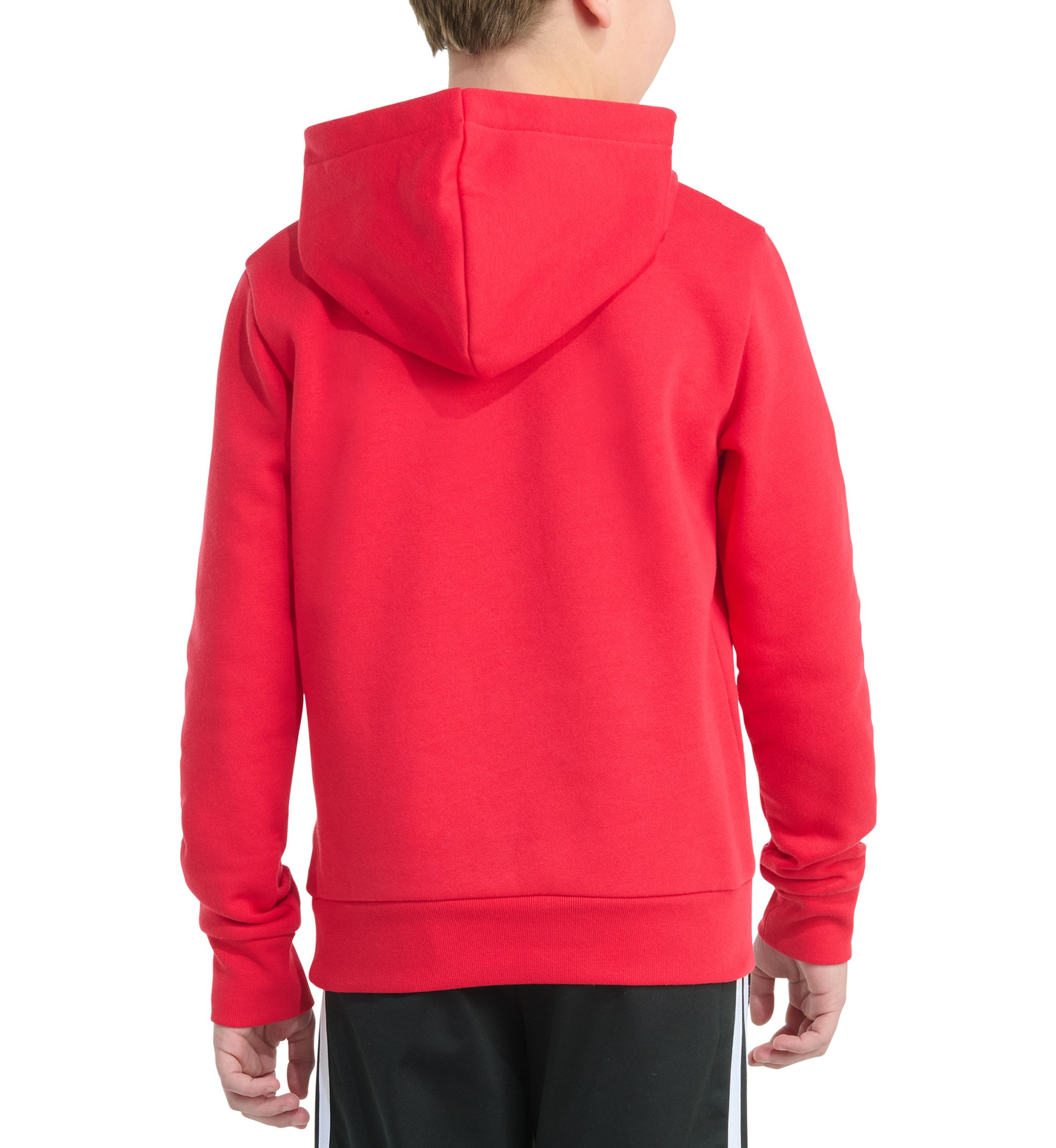 Boys 8-20 adidas Long Sleeve Essential Big Logo Fleece Pullover Hoodie