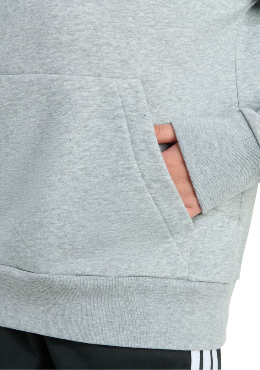 Boys 8-20 Long Sleeve Essential Linear Embroidered Fleece Heather Pullover Hoodie