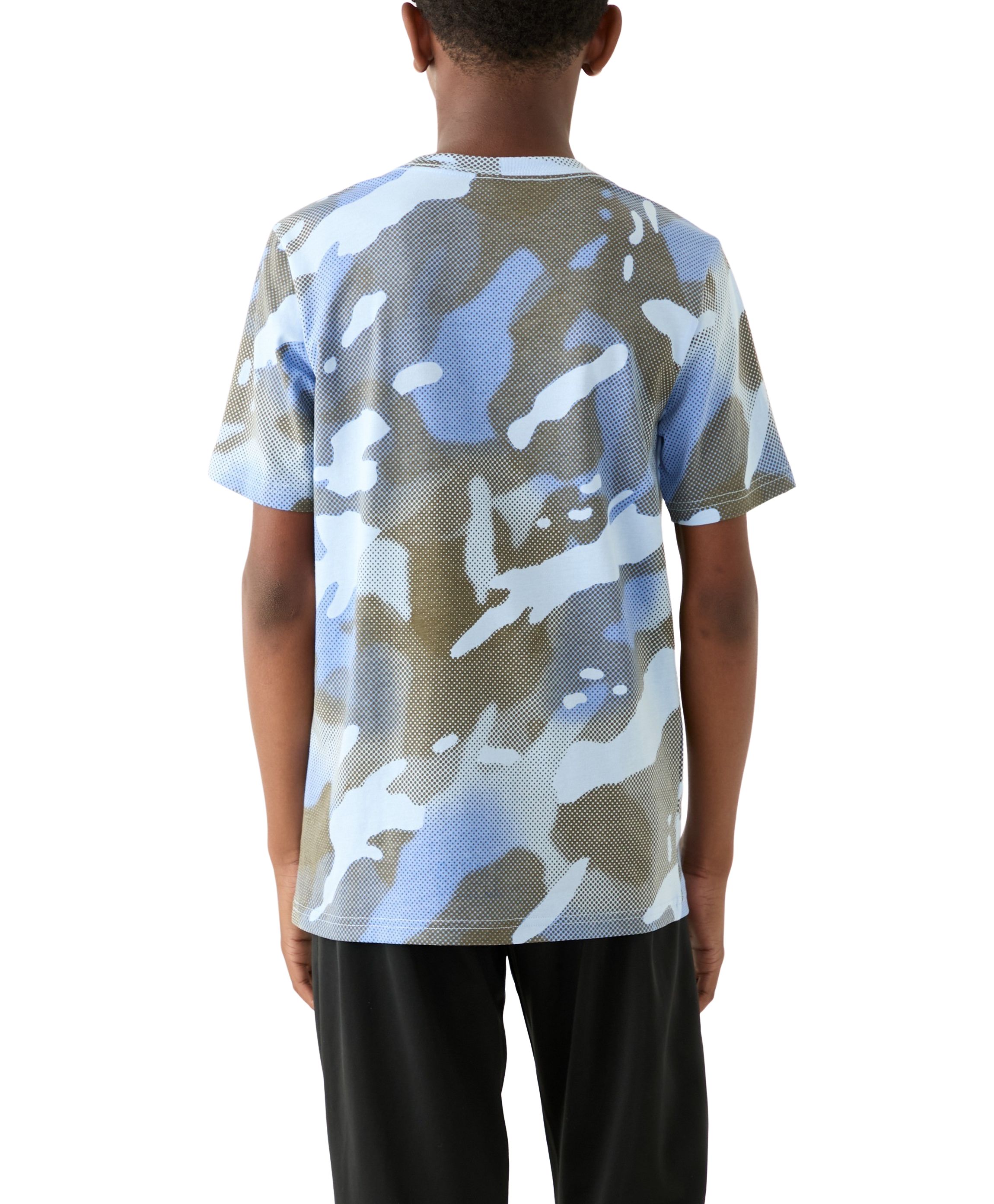 Boys 8-20 Allover Print Halftone Camo T-Shirt