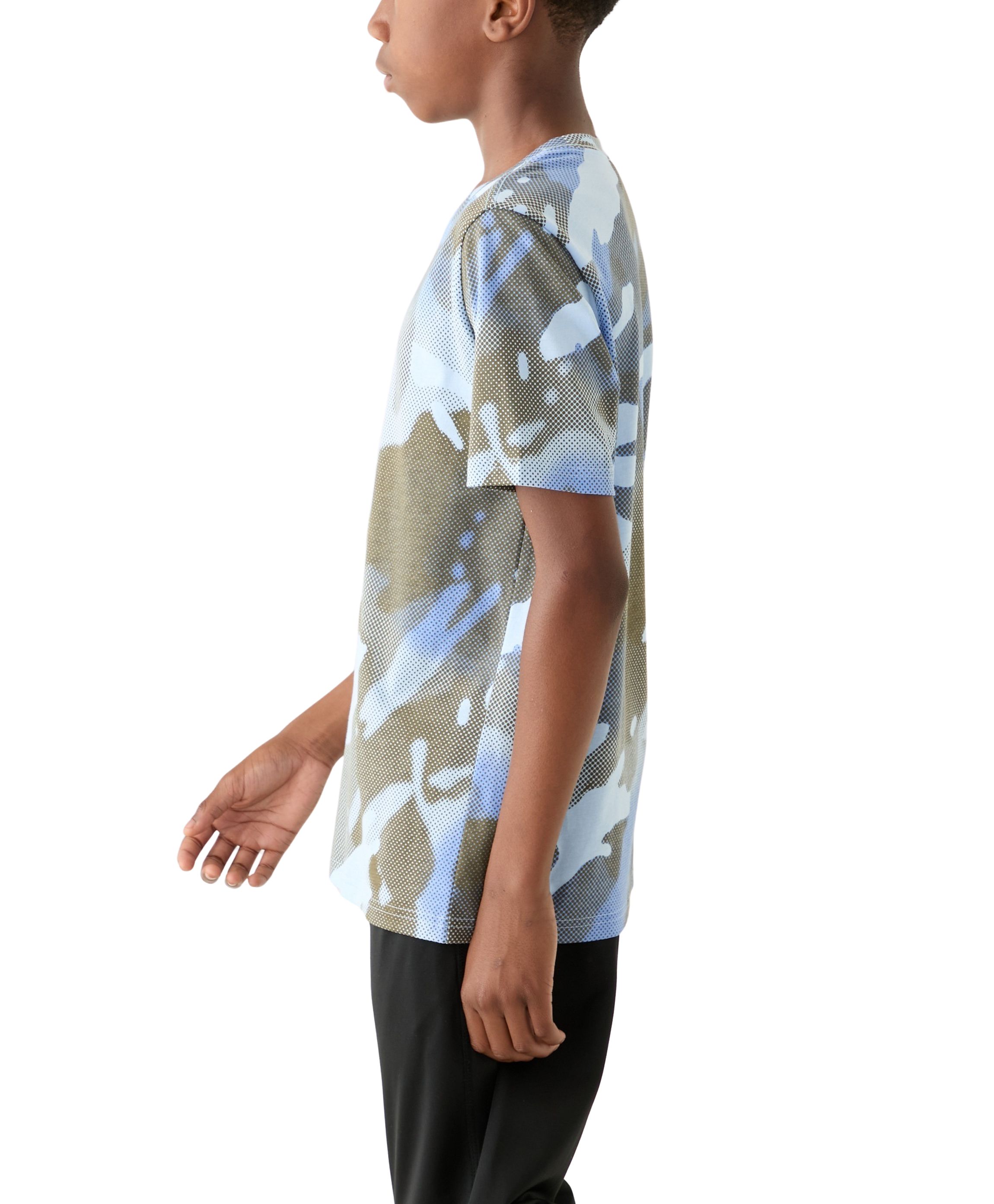 Boys 8-20 Allover Print Halftone Camo T-Shirt