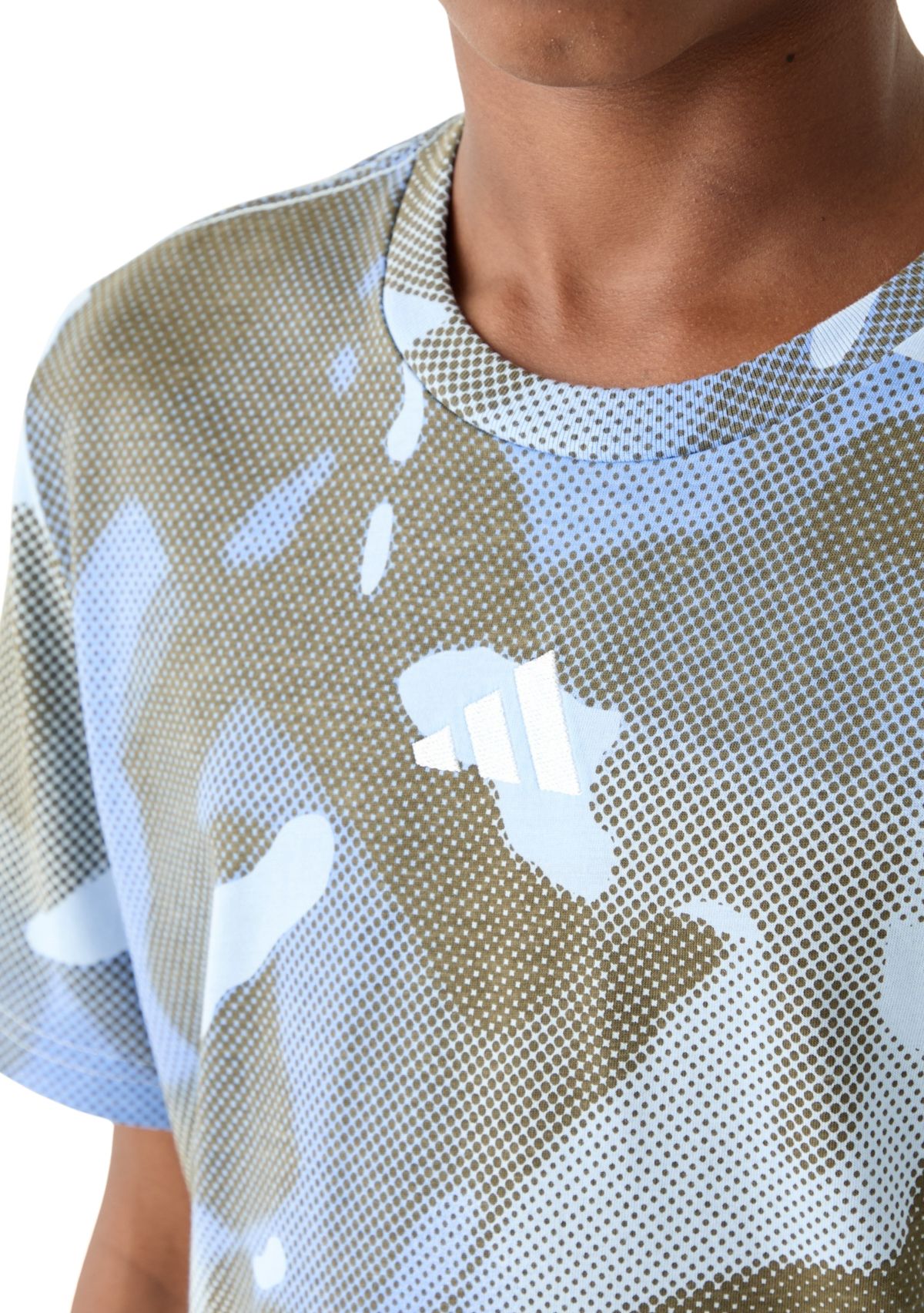 Boys 8-20 Allover Print Halftone Camo T-Shirt