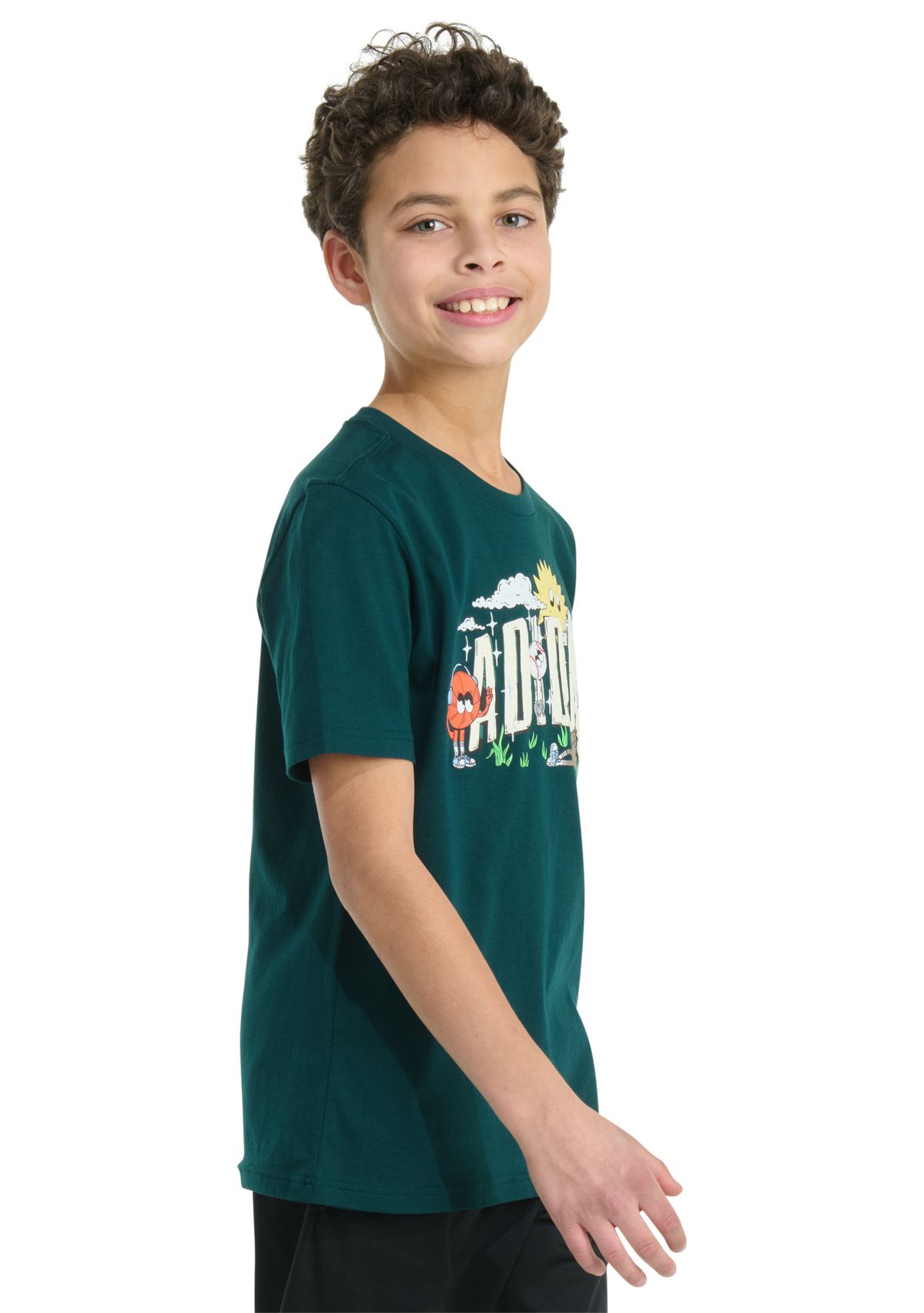 Boys 8-20 Short Sleeve Multi-Sport Doodle Graphic T-Shirt