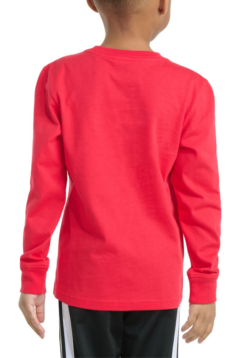Boys 4-7 Long Sleeve Halftone Camo Logo T-Shirt