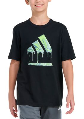 adidas Boys 8-20 Short Sleeve Chrome Dip Logo T-Shirt | Belk