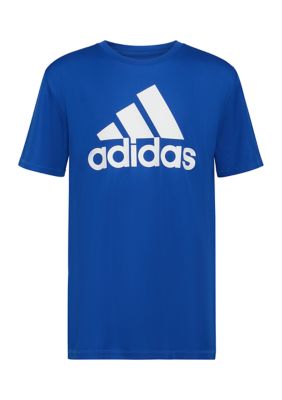 adidas Boys 8-20 Short Sleeve Essential Poly Solid T-Shirt