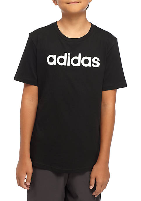 adidas Boys 8-20 Linear Logo Graphic T-Shirt