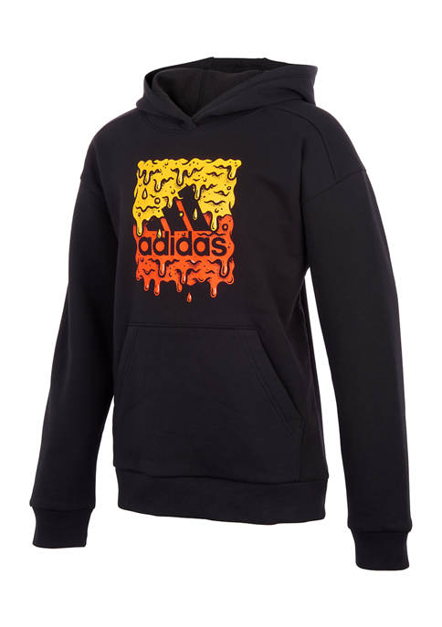 adidas Boys 8-20 Slime Graphic Hooded Pullover