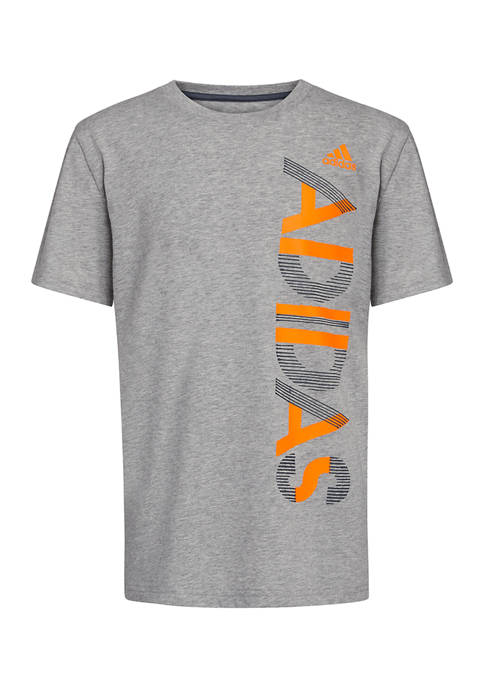 adidas Boys 8-20 Short Sleeve Logo Graphic T-Shirt