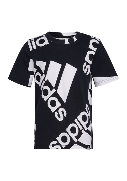adidas Boys 4-7 Brand Love Short Sleeve T-Shirt