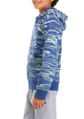 Boys 8-20 All Over Printed Camo Hoodie