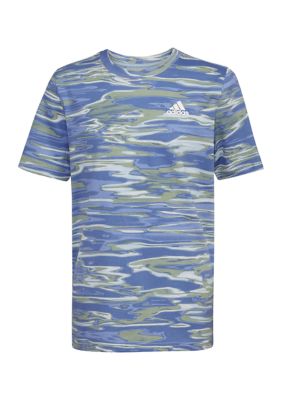 Boys 8-20 Short Sleeve Liquid Camo Printed T-Shirt