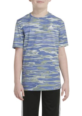 Boys 8-20 Short Sleeve Liquid Camo Printed T-Shirt