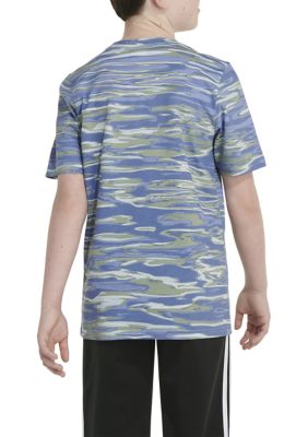 Boys 8-20 Short Sleeve Liquid Camo Printed T-Shirt