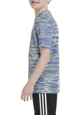 Boys 8-20 Short Sleeve Liquid Camo Printed T-Shirt