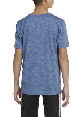 Boys 8-20 AEROREADY® Camo Logo Polyester Mélange Graphic T-Shirt