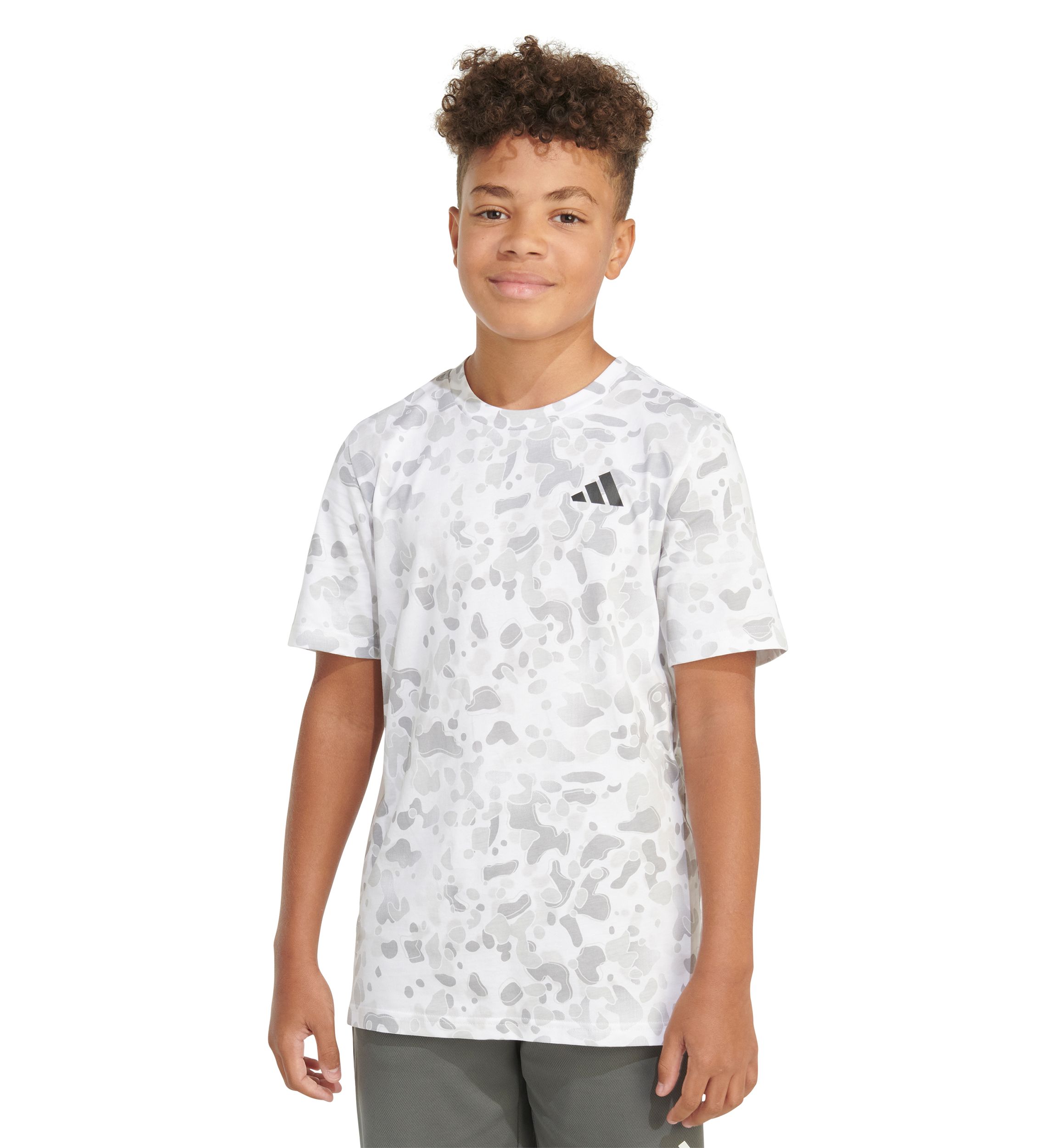 Boys 4-7 Short Sleeve Pebble Print Camo T-Shirt 
