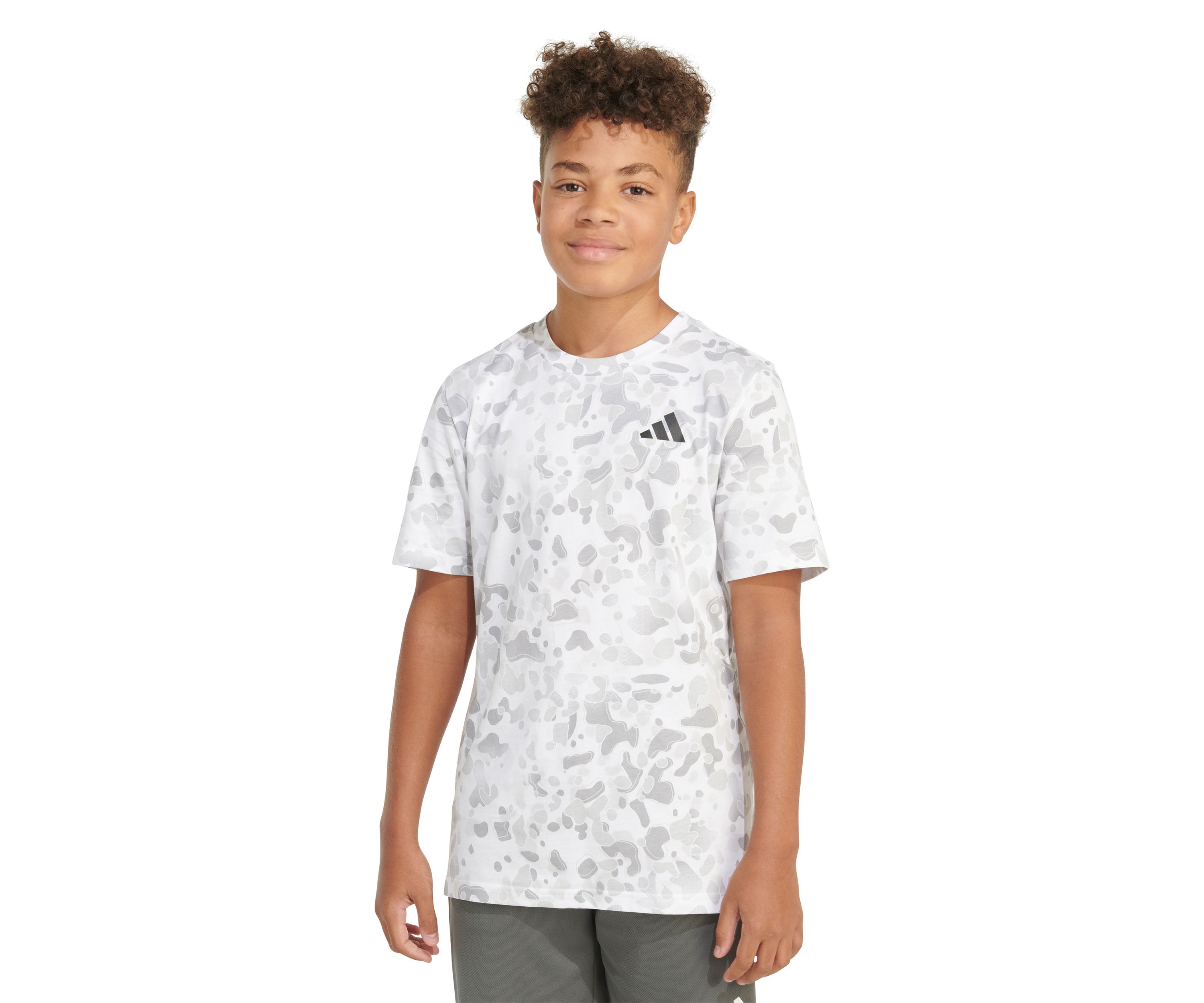 Boys 4-7 Short Sleeve Pebble Print Camo T-Shirt 