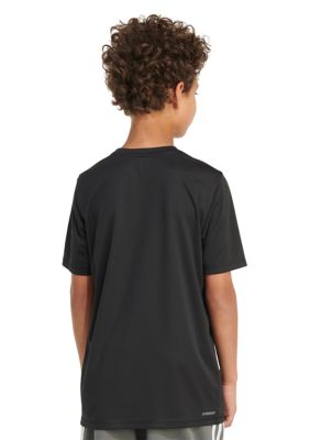 Boys 8-20 Short Sleeve Pebble Camo Logo Polyester T-Shirt
