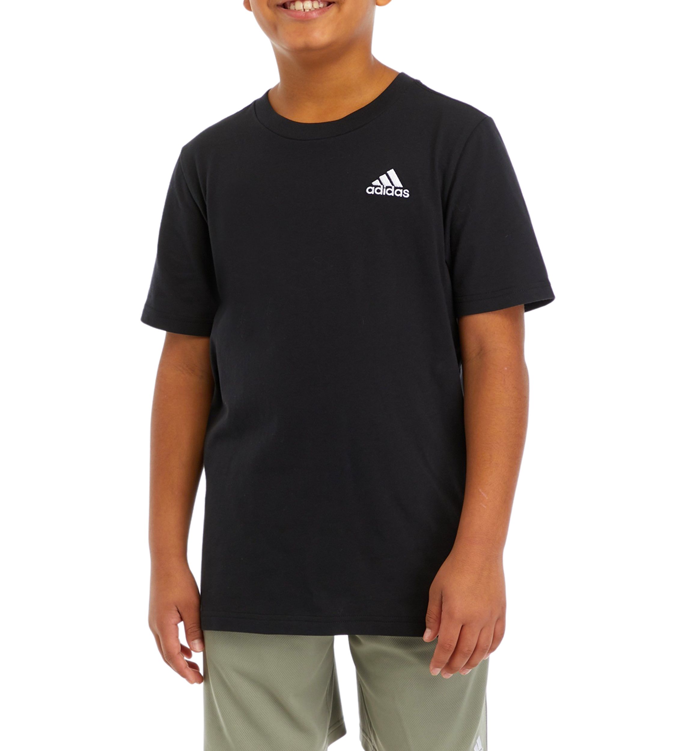 Boys 8-20 Short Sleeve Essential Embroidered Logo T-Shirt