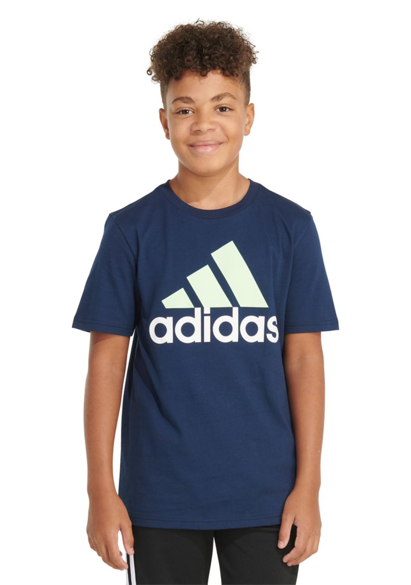 Boys 8-20 Short Sleeve 2 Color Logo T-Shirt