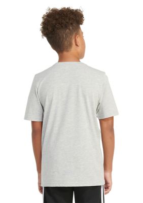 Boys 8-20 Short Sleeve Essential Embroidered Logo Heather T-Shirt