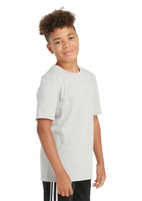 Boys 8-20 Short Sleeve Essential Embroidered Logo Heather T-Shirt