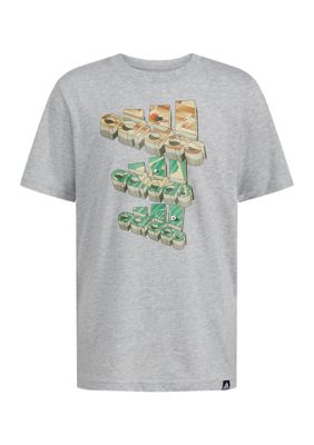 Boys 4-7 Short Sleeve Block Field Graphic Heather T-Shirt