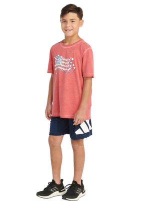 Boys 8-20 Baseball Flag Graphic T-Shirt