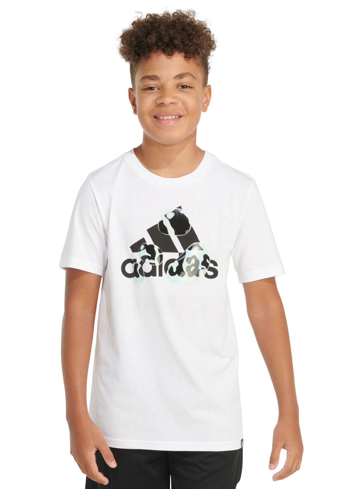 Boys 8-20 Short Sleeve Logo Bubble T-Shirt