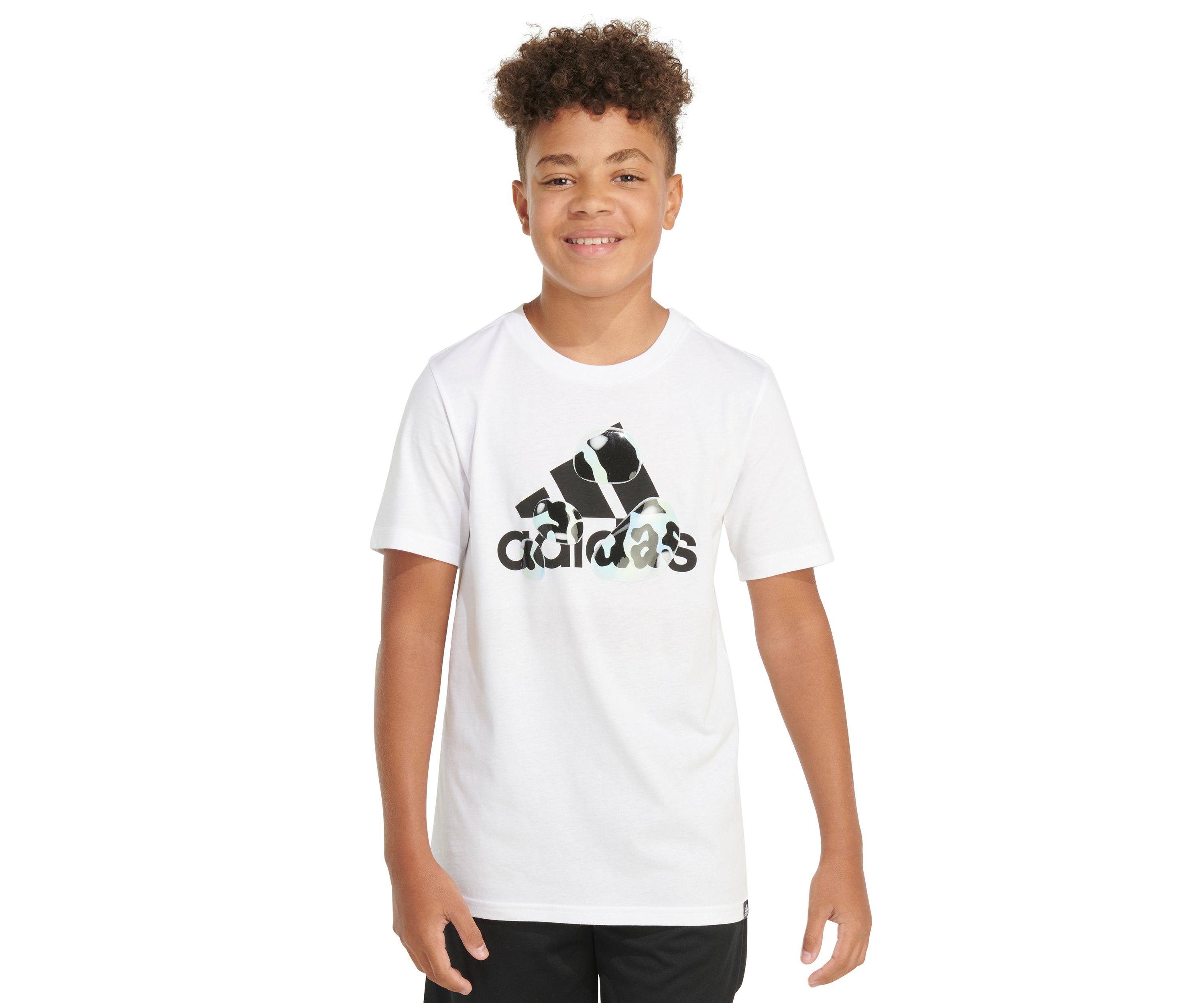 Boys 8-20 Short Sleeve Logo Bubble T-Shirt