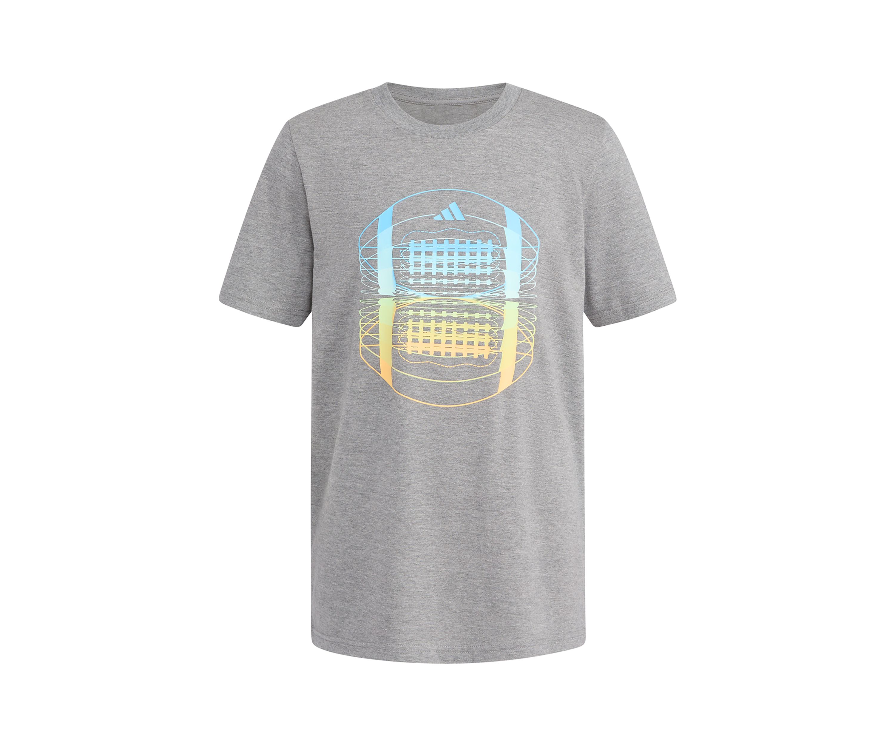Boys 8-20 Short Sleeve Football Heather Graphic T-Shirt