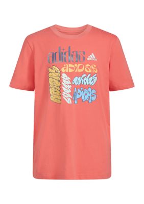 Boys 8-20 Short Sleeve Text Graphic T-Shirt