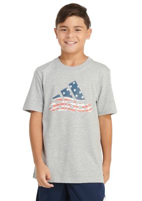 Boys 8-20 USA Heather Graphic T-Shirt