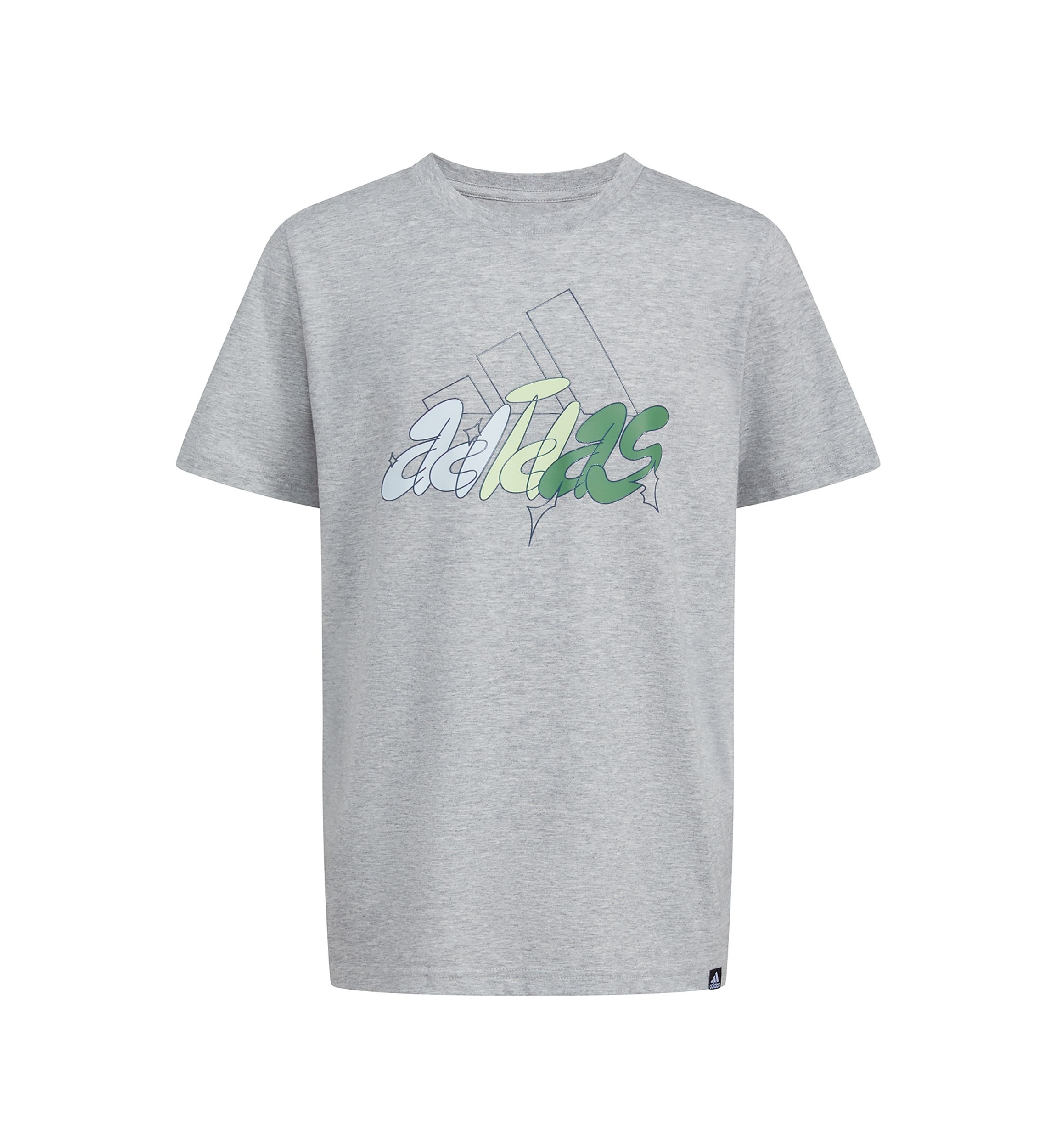 Boys 4-7 Short Sleeve Illustrated Sportswear Logo Heather T-Shirt