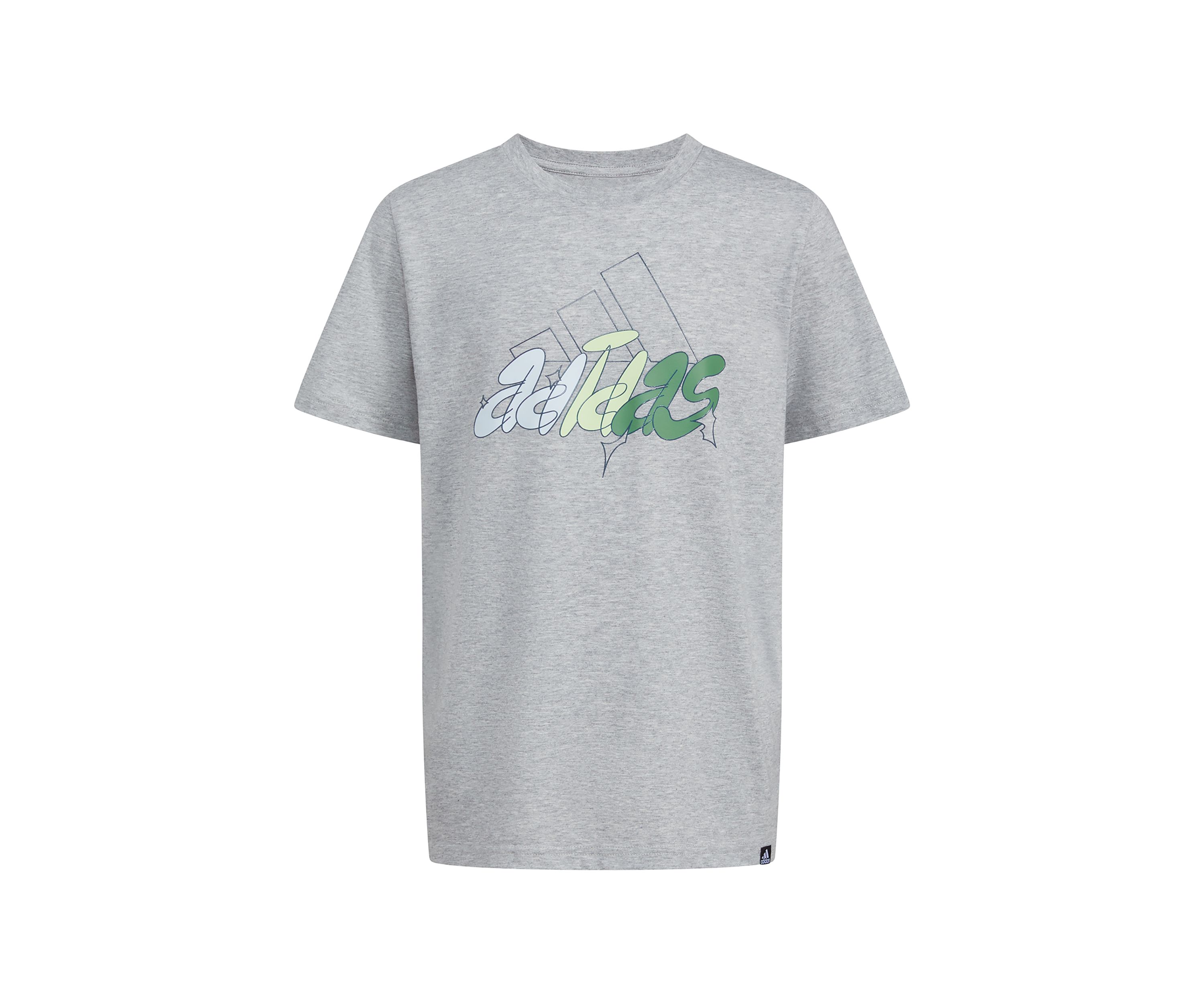 Boys 4-7 Short Sleeve Illustrated Sportswear Logo Heather T-Shirt