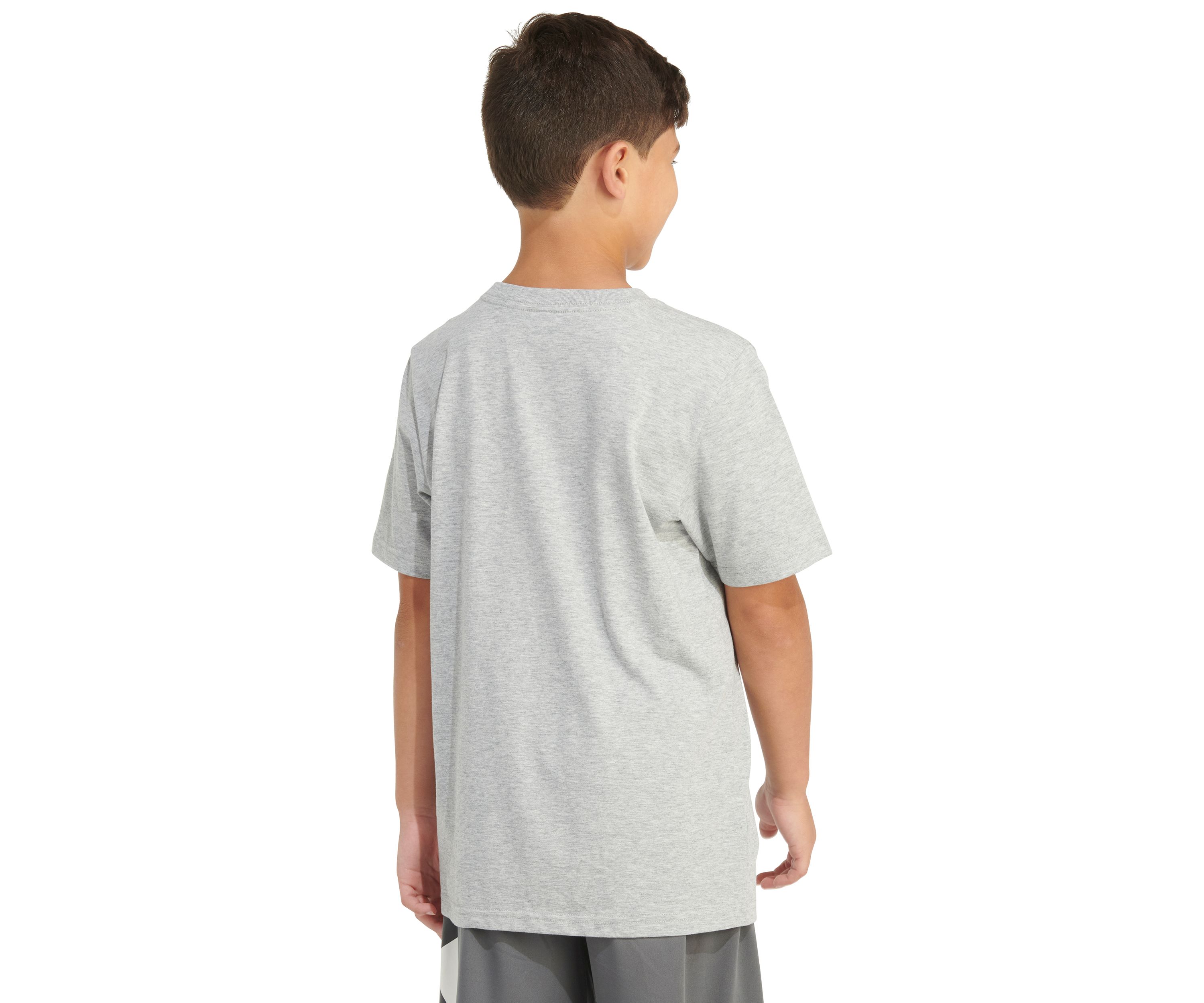 Boys 4-7 Short Sleeve Illustrated Sportswear Logo Heather T-Shirt