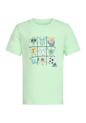 Boys 4-7 Short Sleeve Tic Tac Toe Friends Graphic T-Shirt