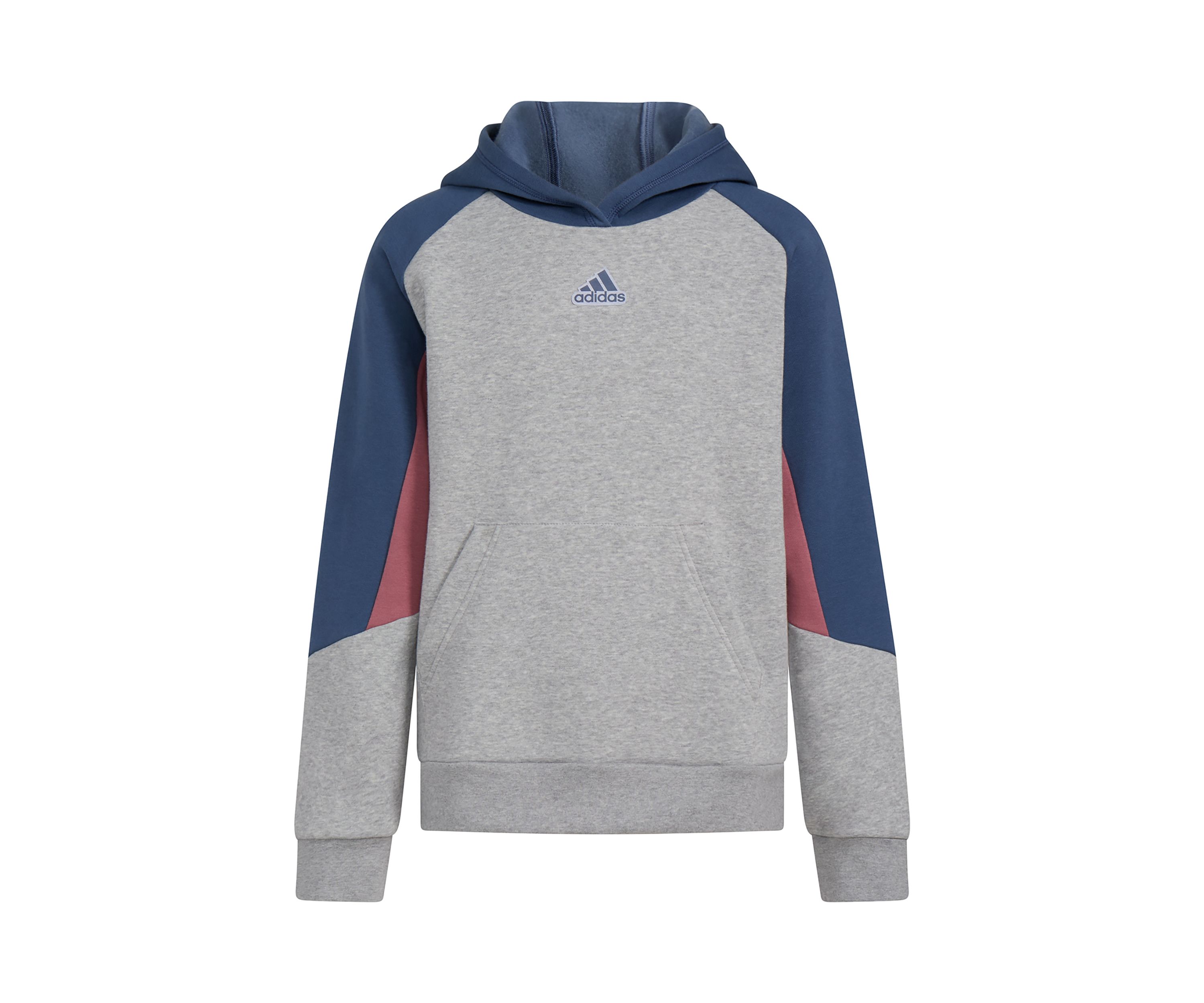 Boys 8-20 Long Sleeve Color Block Hooded Pullover (Extended Size)