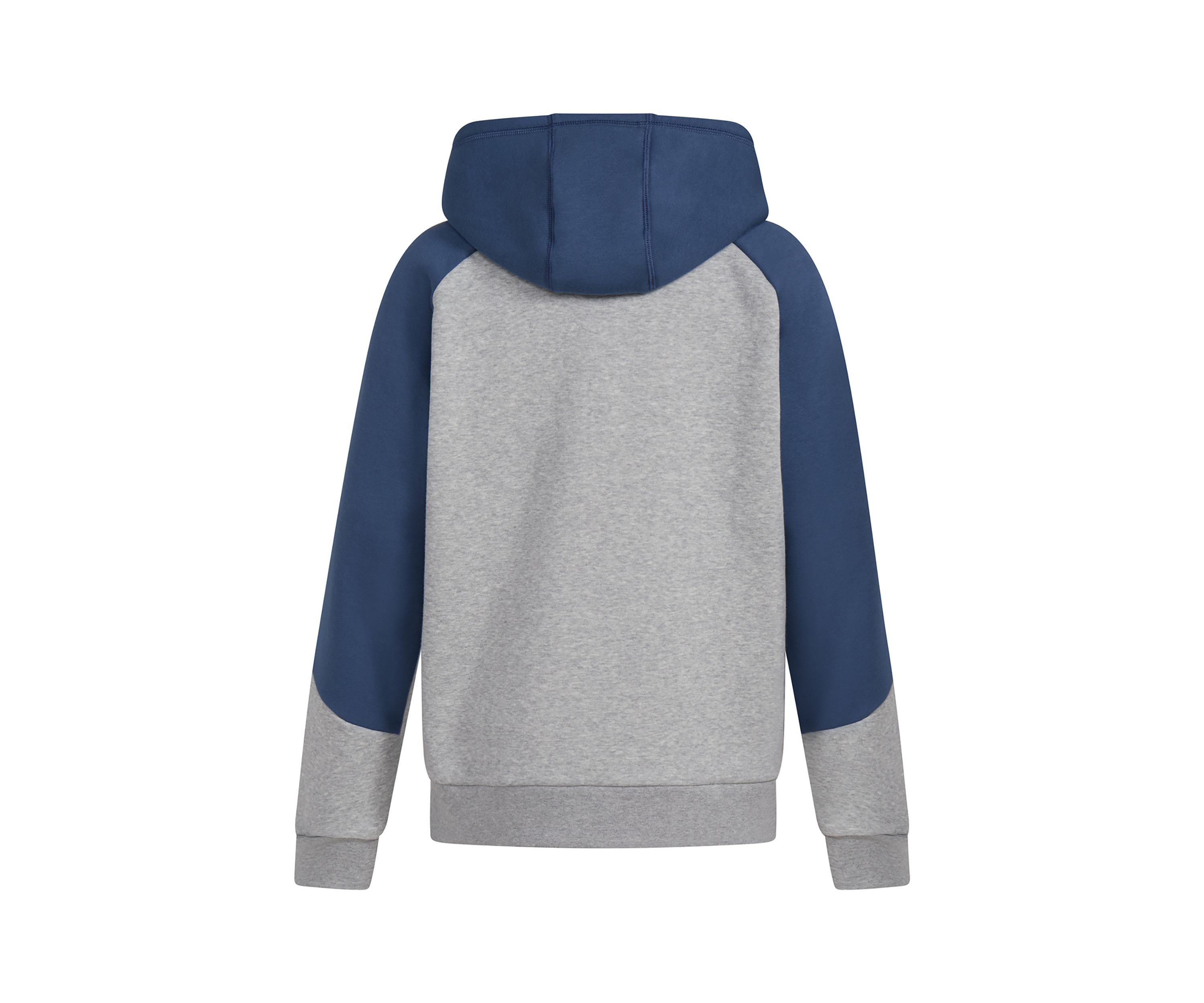 Boys 8-20 Long Sleeve Color Block Hooded Pullover (Extended Size)