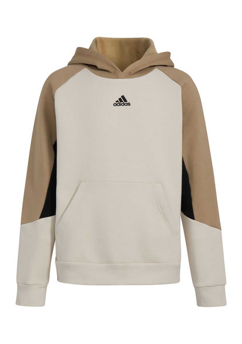 Boys 8-20 Long Sleeve Color Block Hooded Pullover