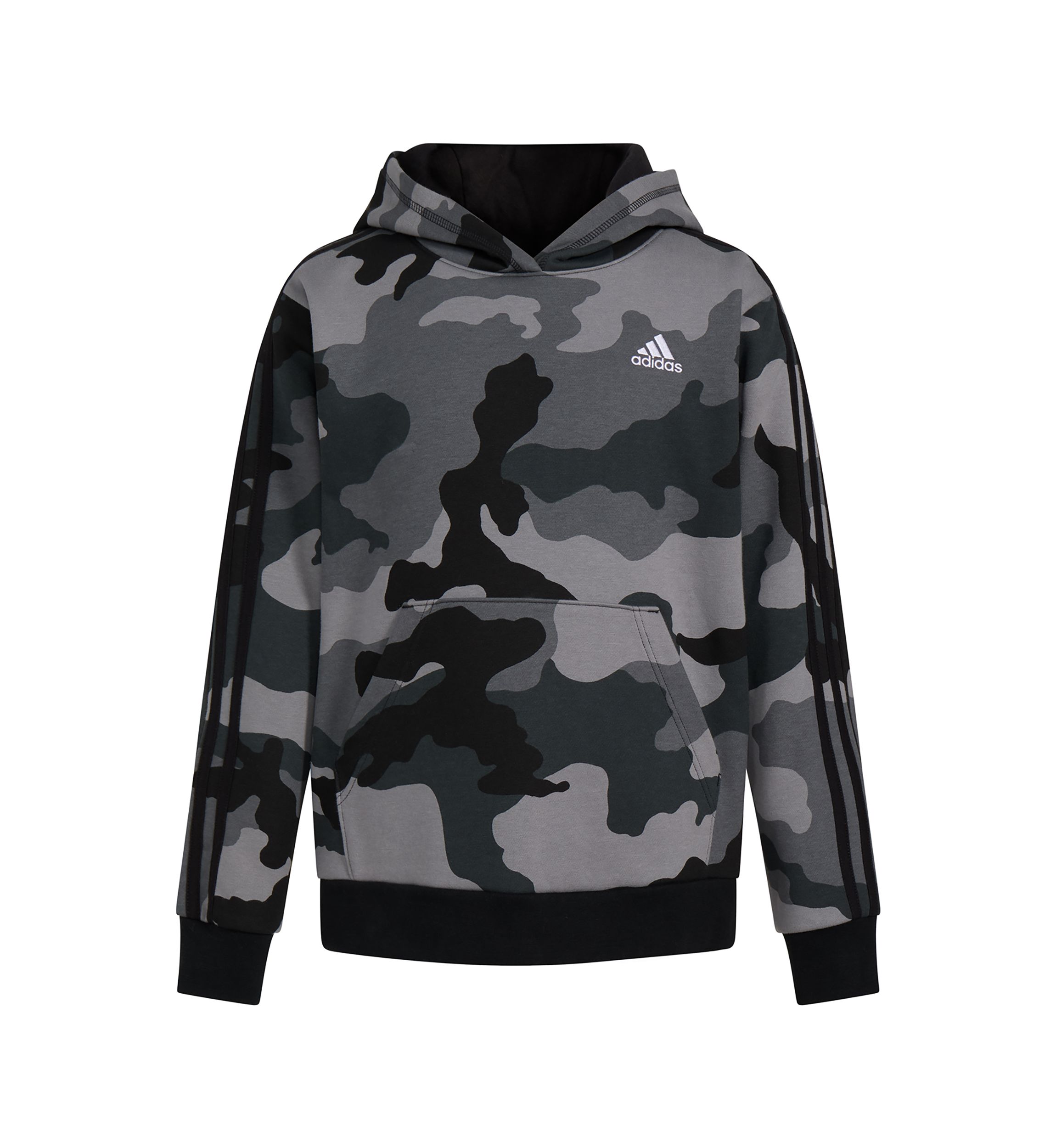 Boys 8-20 Long Sleeve France Camo Printed Hooded Pullover
