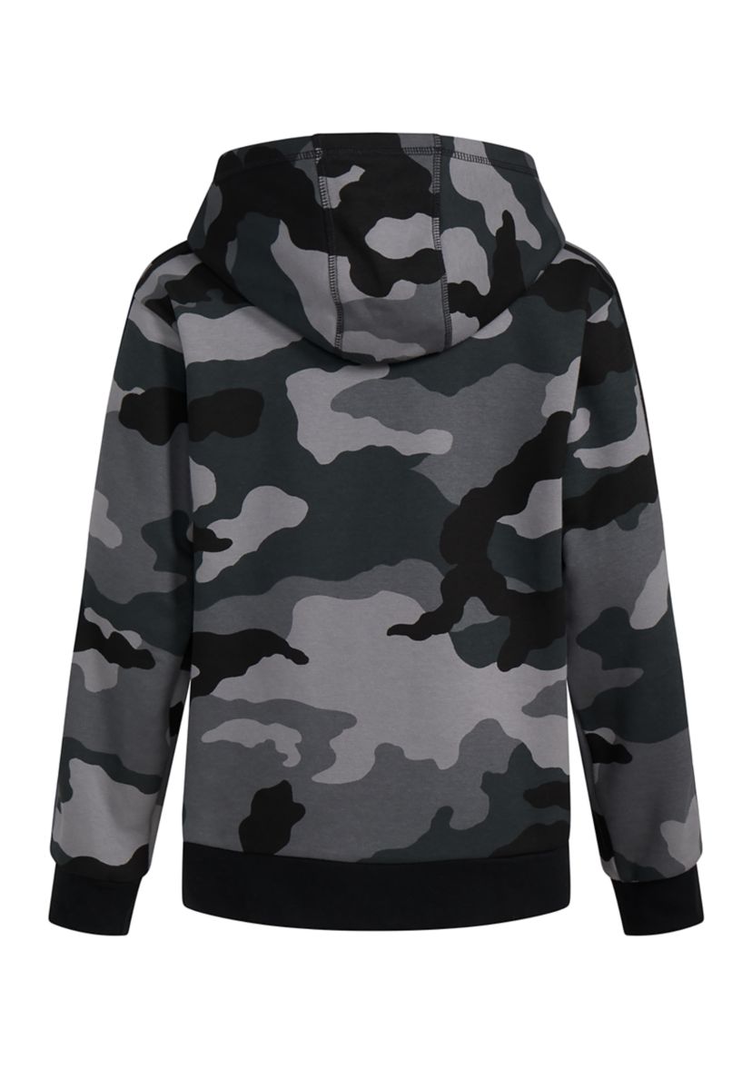 Boys 8-20 Long Sleeve France Camo Printed Hooded Pullover