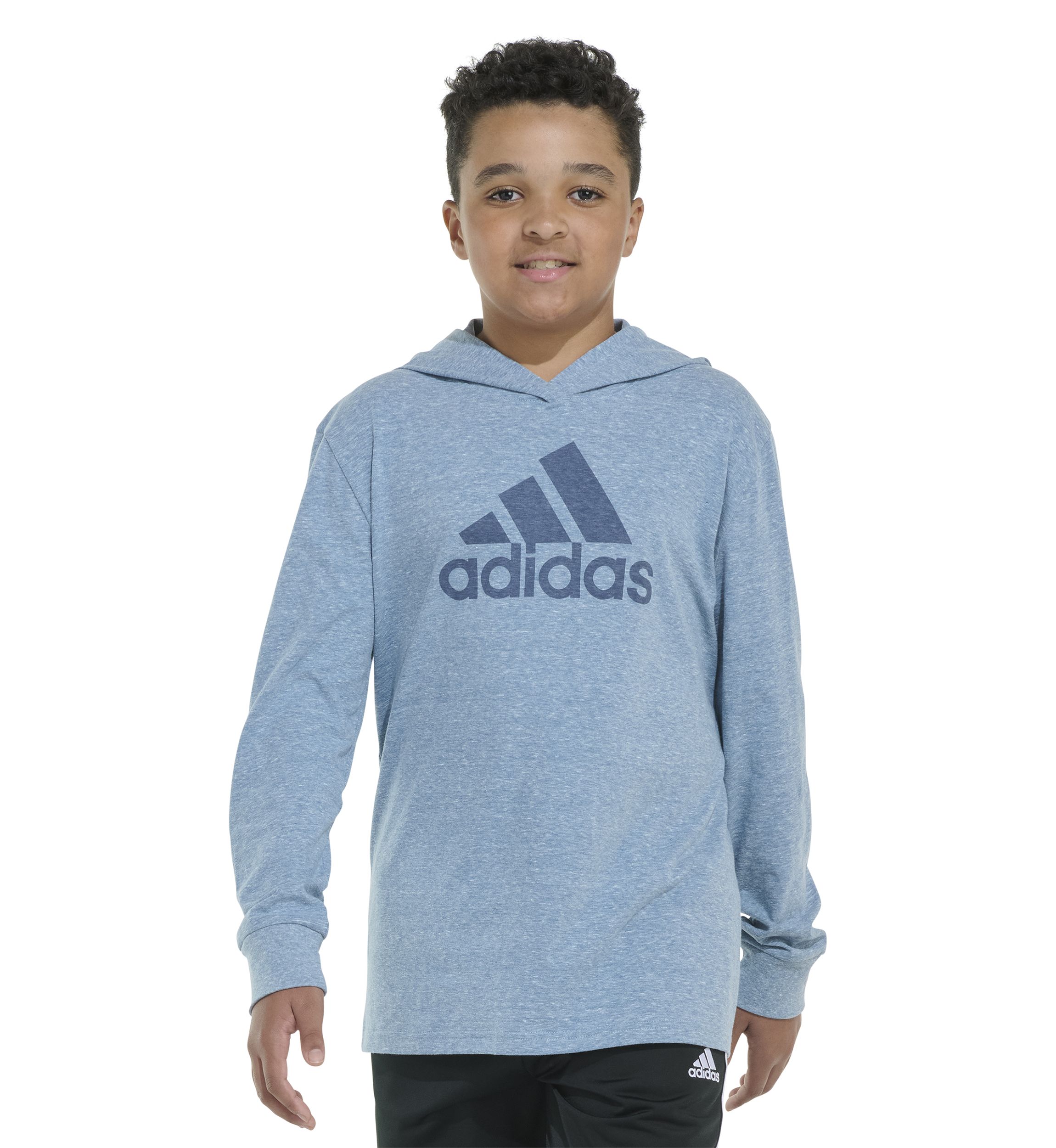 Boys 8-20 Hooded Long Sleeve Graphic T-Shirt - Extended Sizing