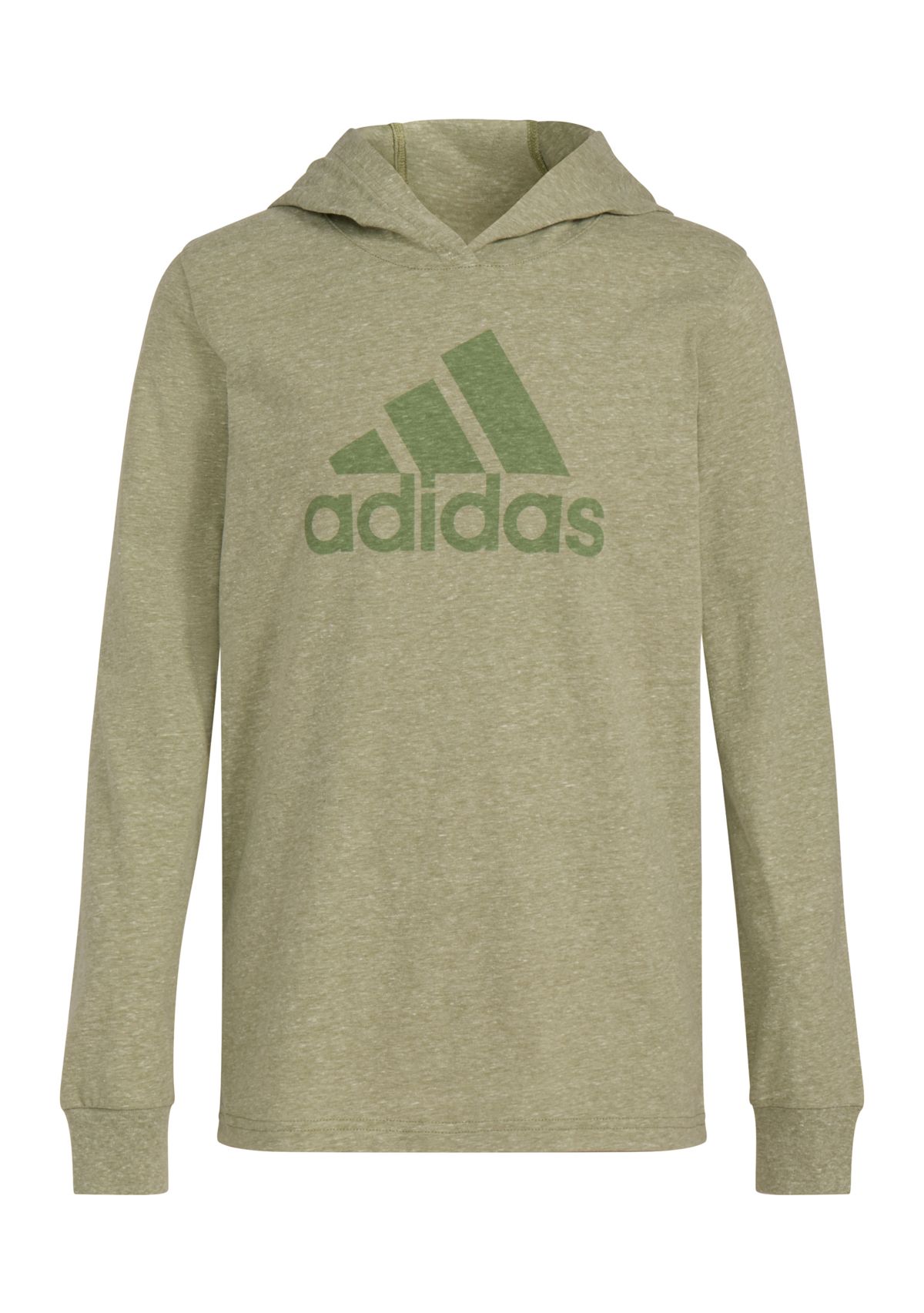 Boys 8-20 Hooded Long Sleeve Heather T-Shirt